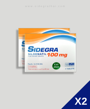 Sidegra 100 mg. โปรพิเศษ! 2 กล่อง